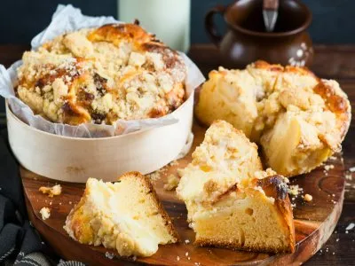 Ciasto Twarogowe z Jablkiem 550 g