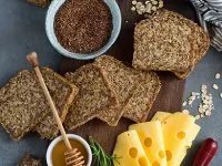 Produkt BEZGLUTENOWY Placek z Rabarbarem 260 g Obraz