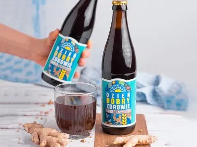 Produkt Dzien Dobry Zdrowie z Imbirem i Melasa 500 ML Obraz